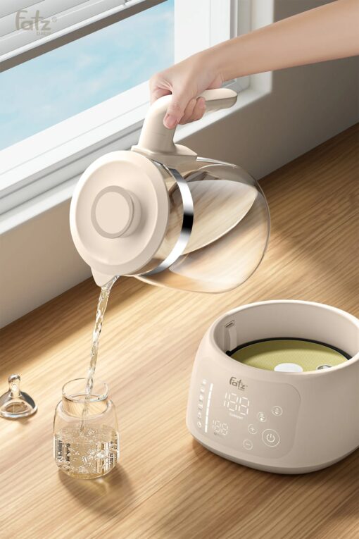 Máy đun và hâm nước pha sữa thủy tinh an toàn HiQuick 2 - FB3703HB - Ảnh 7