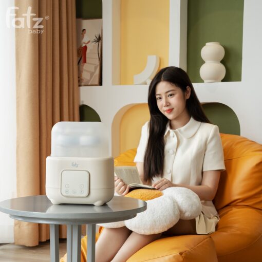 Máy hâm sữa và tiệt trùng điện tử 2 bình Duo 10 - FB3211BK - Ảnh 3