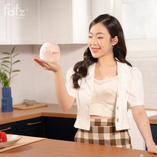 Máy hút sữa điện rảnh tay không dây chườm ấm Freemax 8 Plus - FB1219TP - Ảnh 15