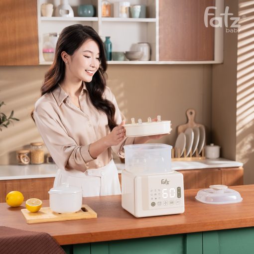 Máy tiệt trùng sấy khô nấu cháo thông minh tích hợp máy hâm sữa Captain 3 - FB4326SL - Ảnh 19