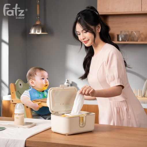 Máy ủ ấm và tiệt trùng UVC-LED khăn giấy ướt cho bé Warm 5 - FB7301MX (Màu be) - Ảnh 14