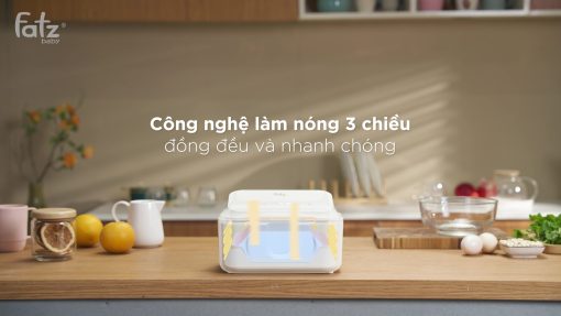 Máy ủ ấm và tiệt trùng UVC-LED khăn giấy ướt cho bé Warm 5 - FB7301MX (Màu be) - Ảnh 10