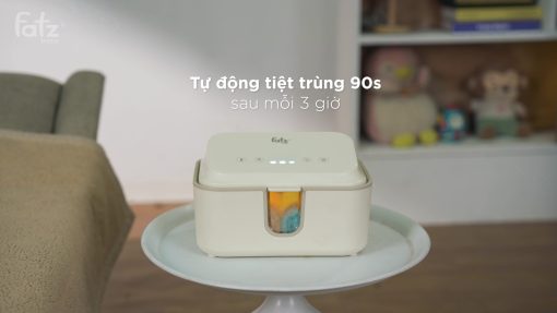 Máy ủ ấm và tiệt trùng UVC-LED khăn giấy ướt cho bé Warm 5 - FB7301MX (Màu be) - Ảnh 6