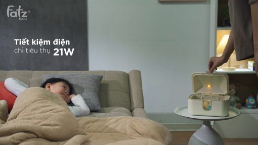 Máy ủ ấm và tiệt trùng UVC-LED khăn giấy ướt cho bé Warm 5 - FB7301MX (Màu be) - Ảnh 5