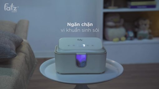 Máy ủ ấm và tiệt trùng UVC-LED khăn giấy ướt cho bé Warm 5 - FB7301MX (Màu be) - Ảnh 4