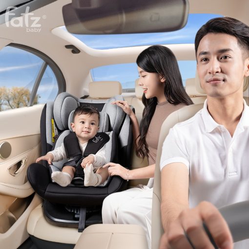 Ghế ngồi ô tô an toàn cho bé xoay 360 độ có isofix và top tether Protect 1 - Ảnh 15