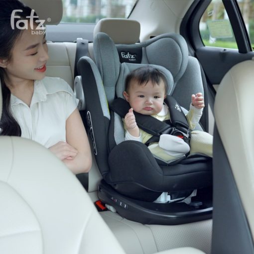Ghế ngồi ô tô an toàn cho bé xoay 360 độ có isofix và top tether Protect 1 - Ảnh 8