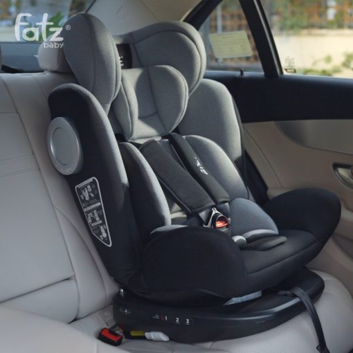 Ghế ngồi ô tô an toàn cho bé xoay 360 độ có isofix và top tether Protect 1 - Ảnh 3