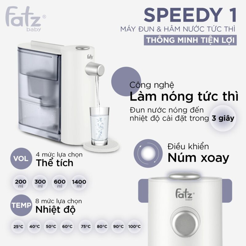 May dun va ham nuoc tuc thi thong minh tien loi speedy 1